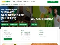 Website Screenshot Subway