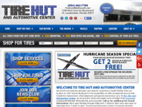 Tire Hut website screenshot