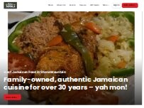 Website Screenshot Taste Of Jamaica