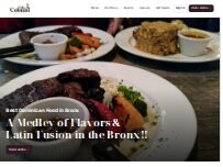 Website Screenshot Cafe Colonial Restaurant