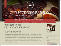 Old Hickory Bar B-Q website screenshot