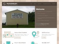 Website Screenshot C & L Wilson Storage Units