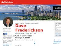 Dave Frederickson - State Farm Insurance Agent website screenshot