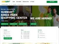 Website Screenshot Subway
