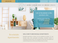 Brookdale Apartments website screenshot