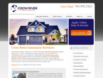 Crow River Insurance Services website screenshot