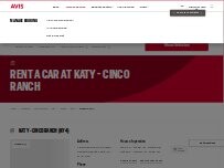 Website Screenshot Avis Car Rental