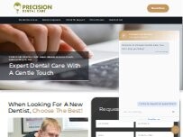 Website Screenshot Precision Dental Care - formerly Daniel L DeFazio DDS