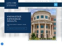 Website Screenshot Lipscomb Johnson, LLP