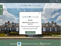 Website Screenshot Lexington Village Apartments