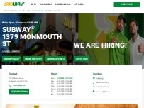 Website Screenshot Subway