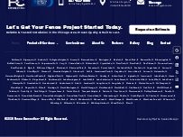 Website Screenshot Fence Connection, Inc.