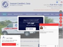 Website Screenshot Season Comfort Corp Heating & Cooling