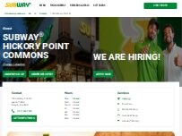 Website Screenshot Subway