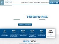 Website Screenshot Belgum, Fry & Van Allen LLP