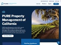 Website Screenshot PURE Property Management of California