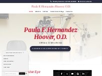 Website Screenshot Paula F. Hernandez Hoover, O.D.