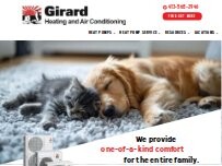 Website Screenshot Girard Heating and Air Conditioning, Inc.