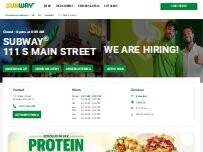 Website Screenshot Subway