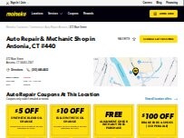 Website Screenshot Meineke Car Care Center