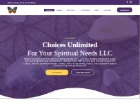 Website Screenshot Choices Unlimited For Your Spiritual Needs LLC