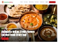 Website Screenshot Paratha Grill
