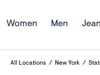 Website Screenshot Aéropostale