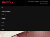 Friendly Auto Body & Towing, Inc. website screenshot