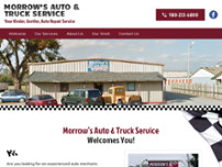 Morrow's Auto & Truck Service website screenshot