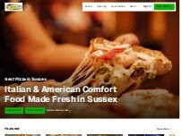 Website Screenshot TJ's Pizza