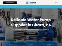 Website Screenshot Ackerman Pump & Treatment