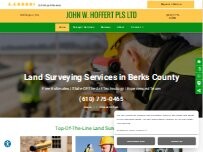 Website Screenshot John W Hoffert Surveyors
