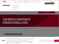 Website Screenshot Avis Car Rental