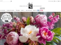 Website Screenshot Sashae Floral Arts & Gifts