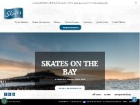 Website Screenshot Skates On The Bay