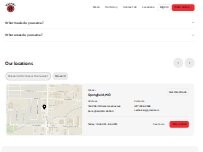 Website Screenshot Misaki (Little Tokyo) Restaurant