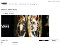 Website Screenshot Vans