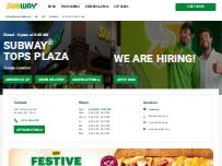 Website Screenshot Subway