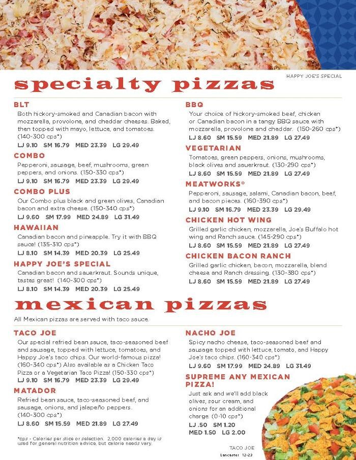 Images Happy Joe's Pizza & Ice Cream - Lancaster