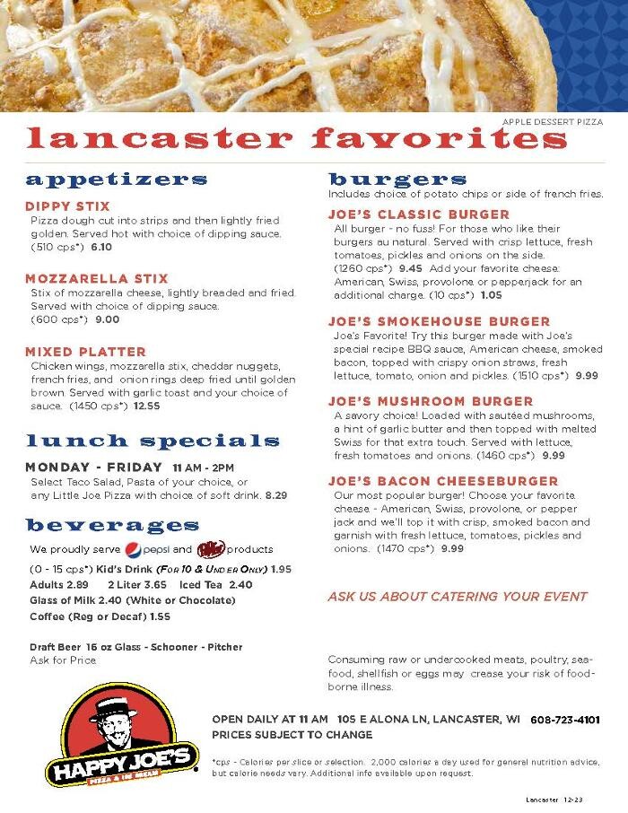 Images Happy Joe's Pizza & Ice Cream - Lancaster