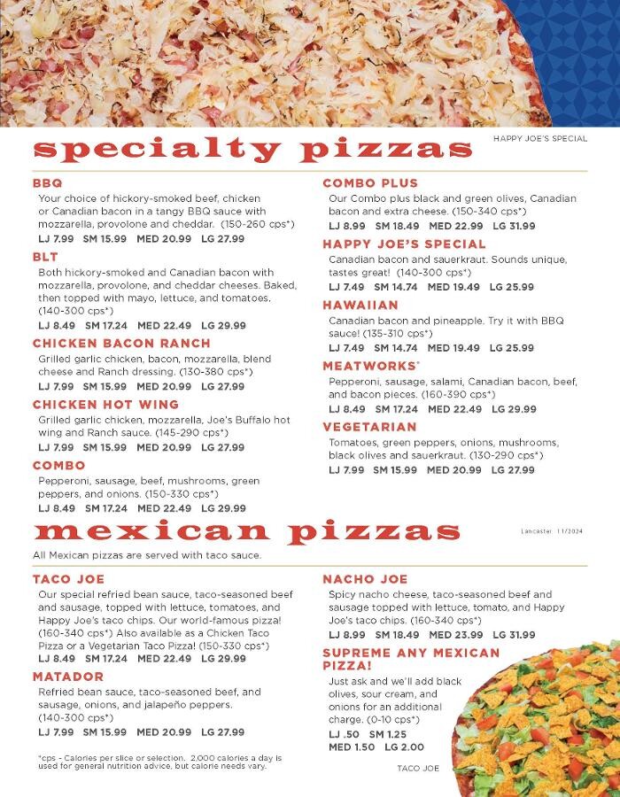 Images Happy Joe's Pizza & Ice Cream - Lancaster