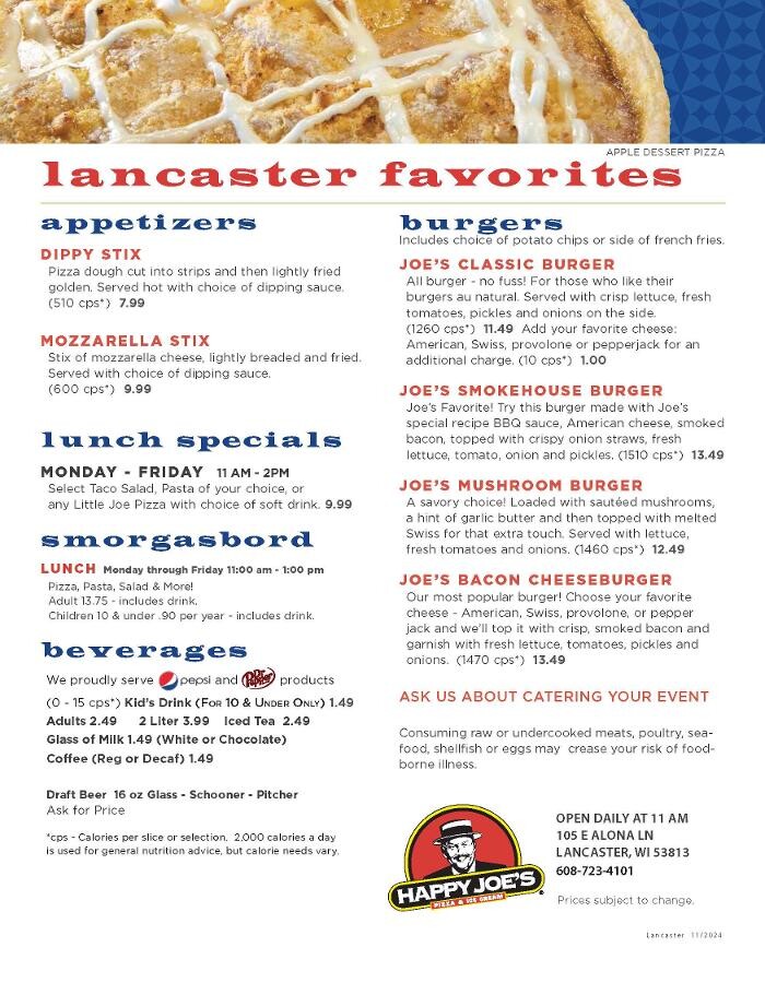 Images Happy Joe's Pizza & Ice Cream - Lancaster