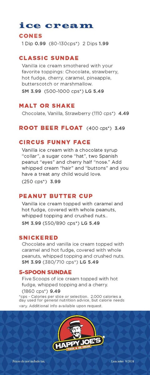 Images Happy Joe's Pizza & Ice Cream - Lancaster