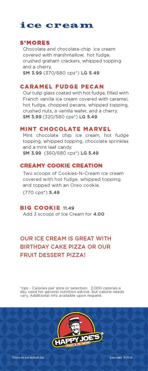 Images Happy Joe's Pizza & Ice Cream - Lancaster