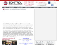 Sonitrol Verified Electronic Security website screenshot