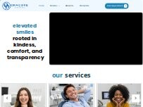 Website Screenshot Oracore Dental
