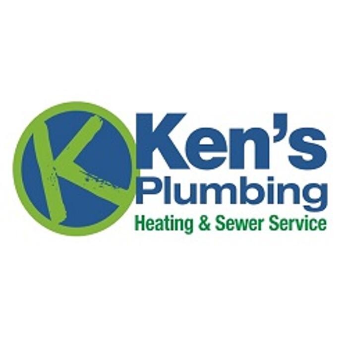 Ken's Plumbing, Aaron Sewer, Casper Heating Logo