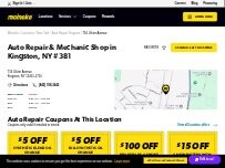 Website Screenshot Meineke Car Care Center