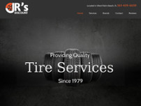 JR's Discount Tires website screenshot