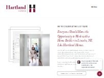 Website Screenshot Hartland Homes
